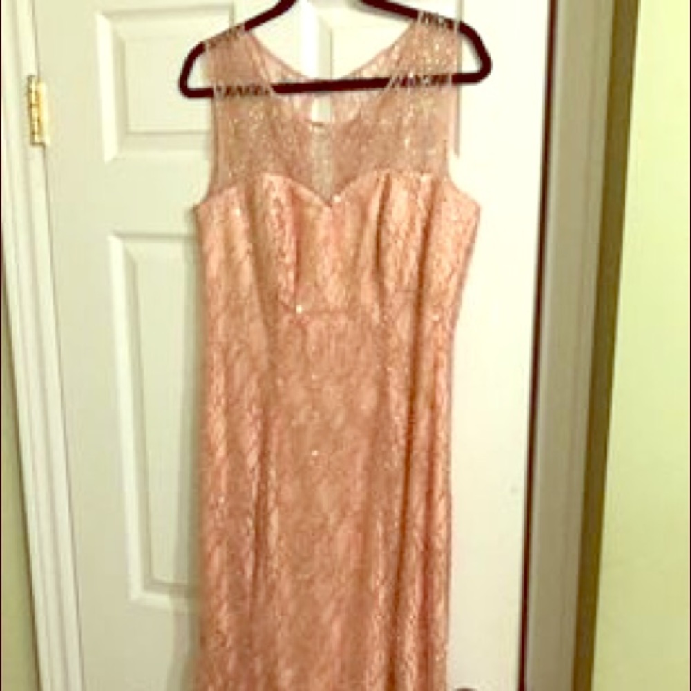 Peach dress for cheap worn for any occasion